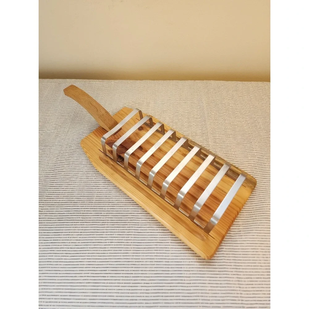 Vintage MCM Toaster Holder Sweden 60s Danish Modern Minimalist Decor Rack